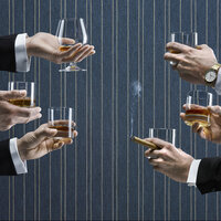 BN Wallcoverings Neo Royal by Marcel Wanders 218612  blauw licht blauwvinyl op vlies1