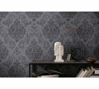 AS Creation Memory behang 95372-3 - 549505 Barok - Zwart / Zilver glitter op ornament1