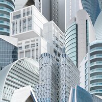 miami city view  vinyl op vlies ecodeco