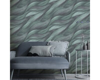 casual hotel chique pertol blauw vinyl op vlies11