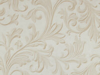 leather look vlies ornament creme taupe