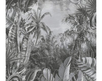 A.S. CR&Eacute;ATION Vliesbehang 38356-4 My Home. My Spa grey forrest