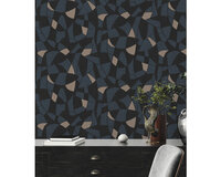 A.S. CR&Eacute;ATION Vliesbehang 39093-5 Antigua grafisch zwart