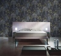 royal blue flower mist dream vlies