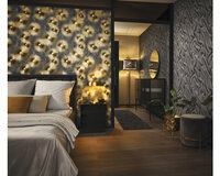 Dutch Wall Decor Erismann Elle Decoration 2 - 10191-15 Zwart/ goud