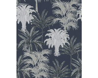 AS Creation FORREST  koningsblauw grijs VINYL OP VLIES 