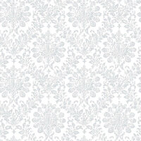 grijs op wit barok  zacht glans vlies 