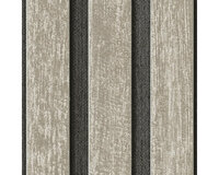 A.S. CR&Eacute;ATION Vliesbehang 79041-4 Attractive 3 houtlook wandpaneel grijs zwart