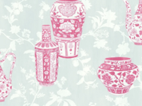 oriental vases by nina hancock exclusive wallpapers 