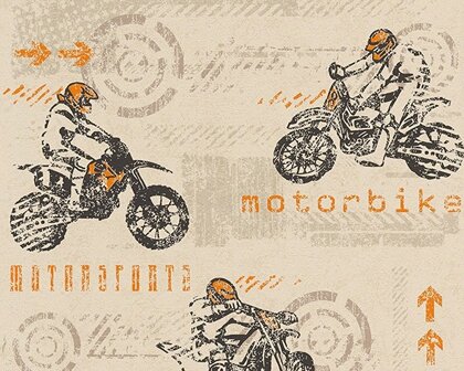 motorcross behang 93550-2 