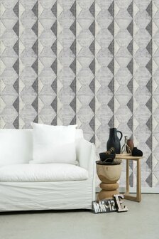 urban concrete mozaiek beton vinyl op vlies