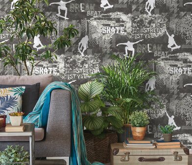 Vlies behang 10141-34 Erismann skater world