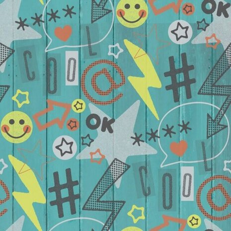 scandinavian social media surfers wood luxe stevig papier behang 