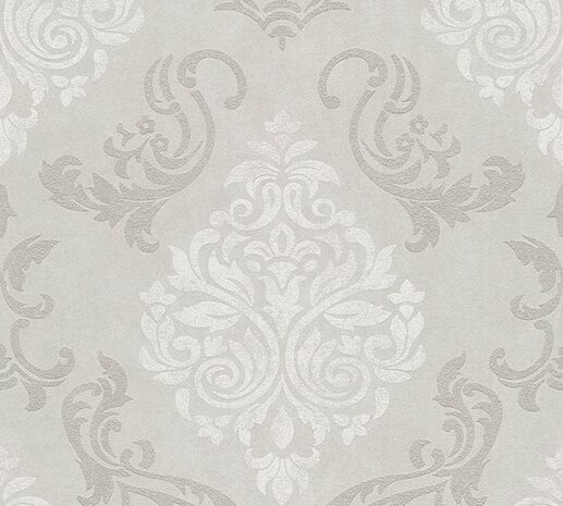 trebdy taupe creme choco flowers vinyl op vlies