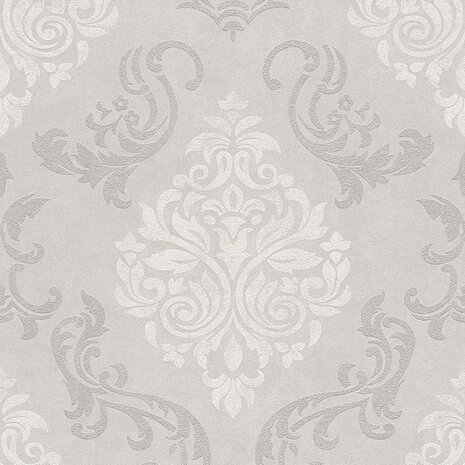 trebdy taupe creme choco flowers vinyl op vlies