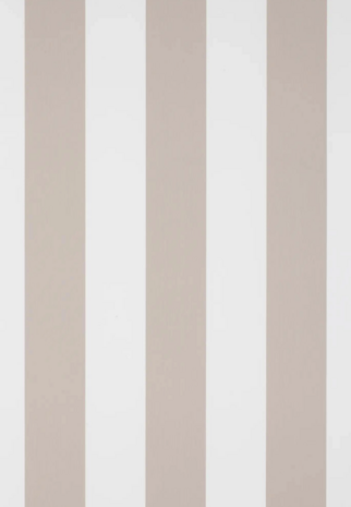 taupe/wit linnenweefsel streep vinyl op vlies1