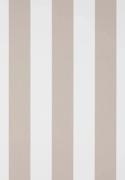 taupe/wit linnenweefsel streep vinyl op vlies1