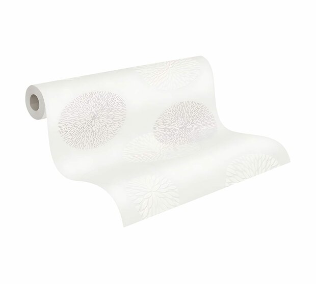 A.S. CR&Eacute;ATION Vliesbehang 93791-2 Casual Living cirkels beige