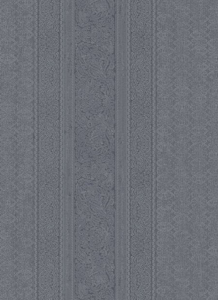 grijs linnen bohemian stripesvinyl op vlies