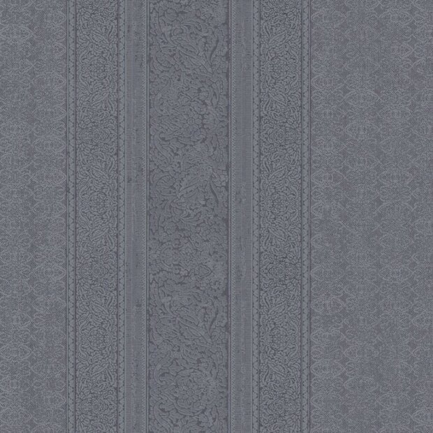 grijs linnen bohemian stripesvinyl op vlies