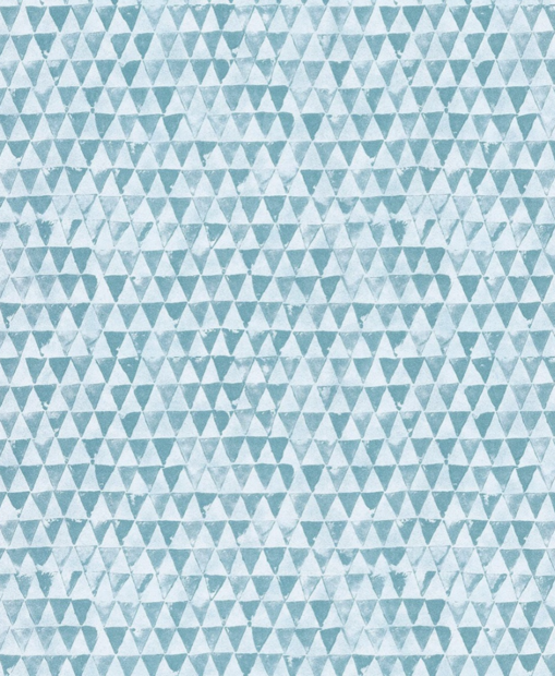 eijffinger  happy bleu petrol driehoekjes vlies