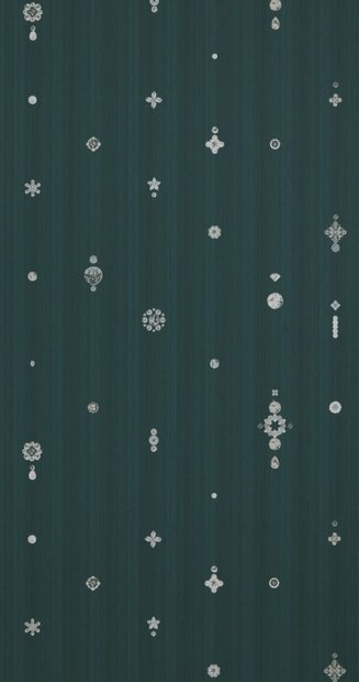 BN Wallcoverings Neo Royal by Marcel Wanders 218653 EMERALD BIJOU  DU SHEIKAH vinyl op vlies1