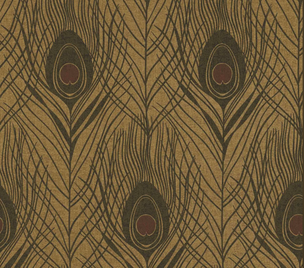 AS Creation Mata Hari 38009-4 - 380094 - Zwart / Goud hotel chique