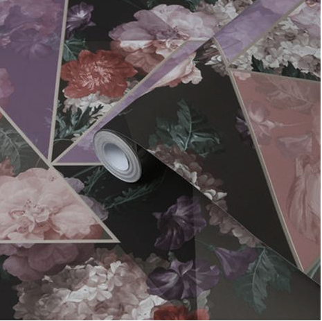 JULIEN MACDONALD Vliesbehang 111780 Utopia roze met glitter