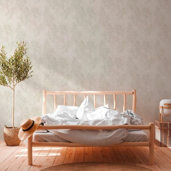 AS Creation Terra - 38919-4 - 389194 Creme / Groen/soft taupe