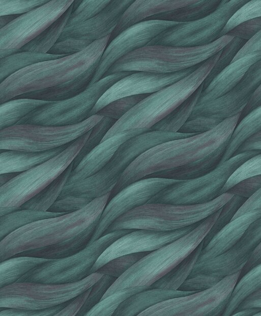 casual hotel chique pertol blauw vinyl op vlies11