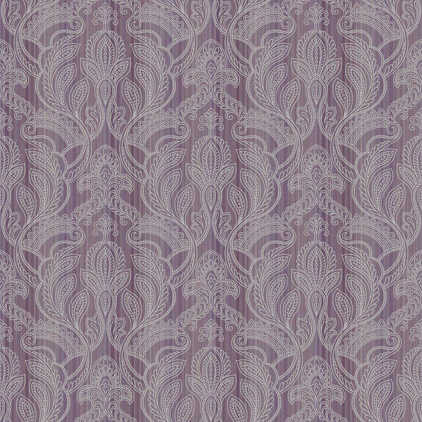 lilac vintage damast  metallic oriental barok vlies