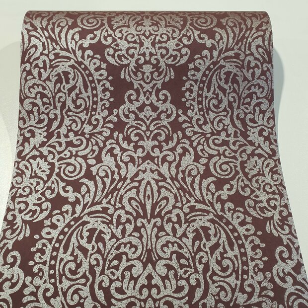 Alexandrina Prinzessin von Baden diep oriental red met zilver diamond dust  vlies