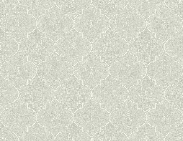 zwaar leatherlook grafisch vinyl grijs behang op papier rug