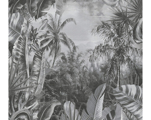 A.S. CR&Eacute;ATION Vliesbehang 38356-4 My Home. My Spa grey forrest