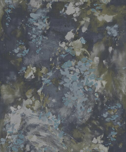 royal blue flower mist dream vlies