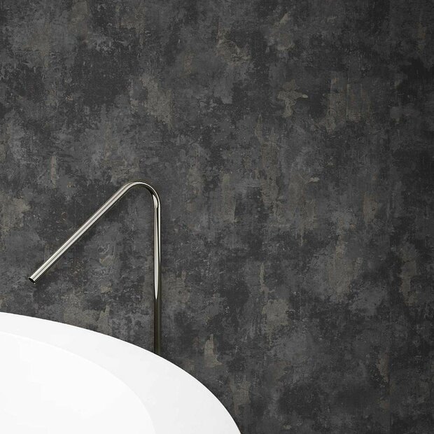 antraciet zwart betonlook vlies1