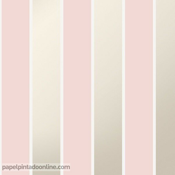 roze taupe streepjes behang Rasch Textil Petite Fleur 15014