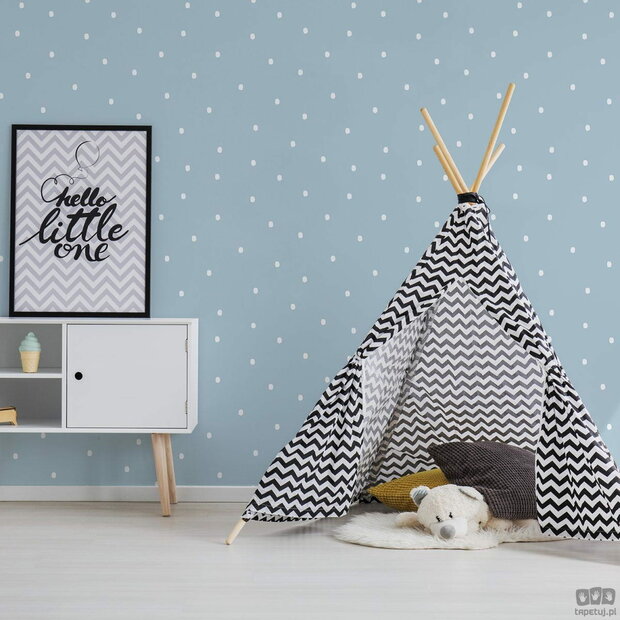 litlle  bleu  polkadot