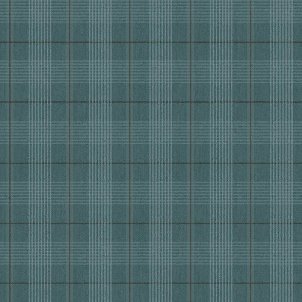 scandi blue ruit  midbec vlies