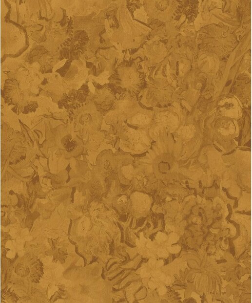 BN Wallcoverings Van Gogh 3  221501  oker flowers ton sur ton