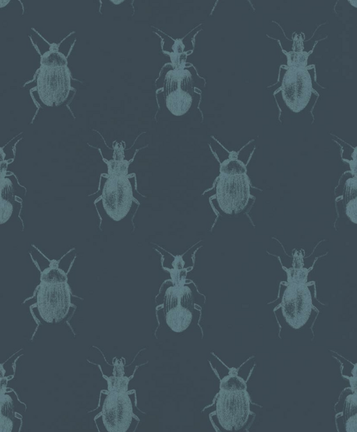 Wallpaper Beetle Bugs dark blue Rasch Textil 289533