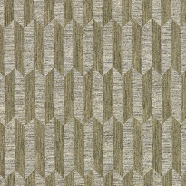 scandinavian grafisch olijf taupe tinten vlies 2e foto vb patroon andere kleur