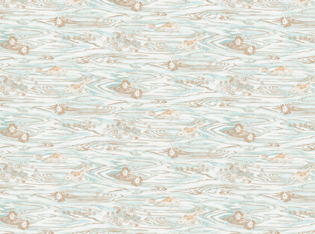 koi pond de la imperatrice japonnais  by nina hancock exclusive wallpapers  