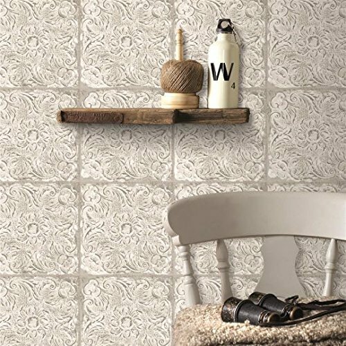 taupe new york tiles vinyl op vlies taupe tinten1