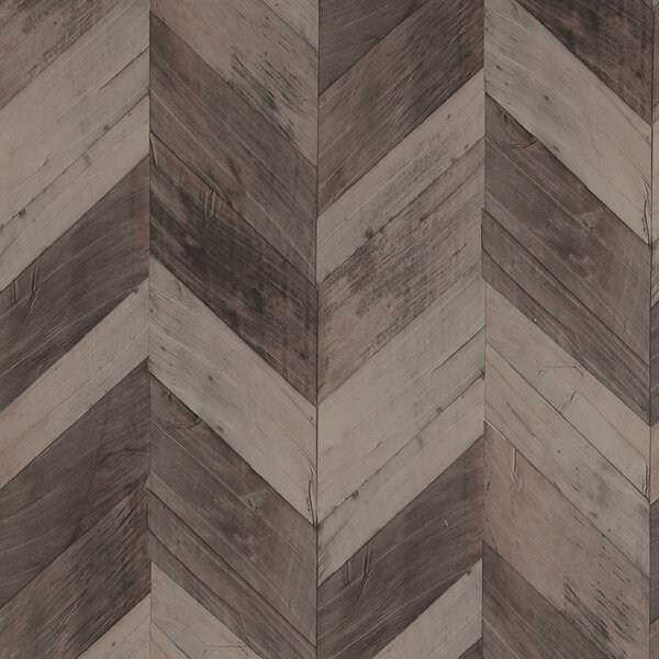BN Wallcoverings Essentials 217994 visgraat hout vinyl op vlies