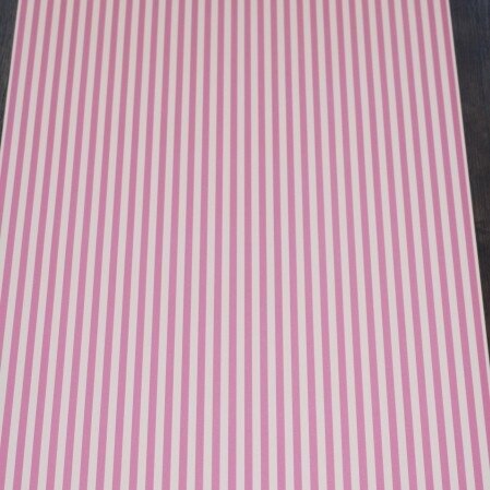 trendy wit roze stripes vinyl op vlies