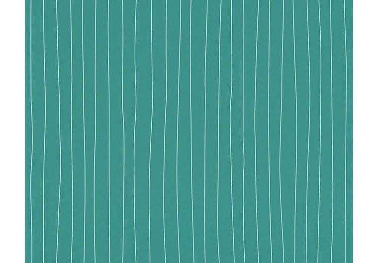  groen /dark turquoise fantasy stripes   Esprit Home vinyl op vlies 