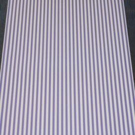 trendy wit lila stripes vinyl op vlies