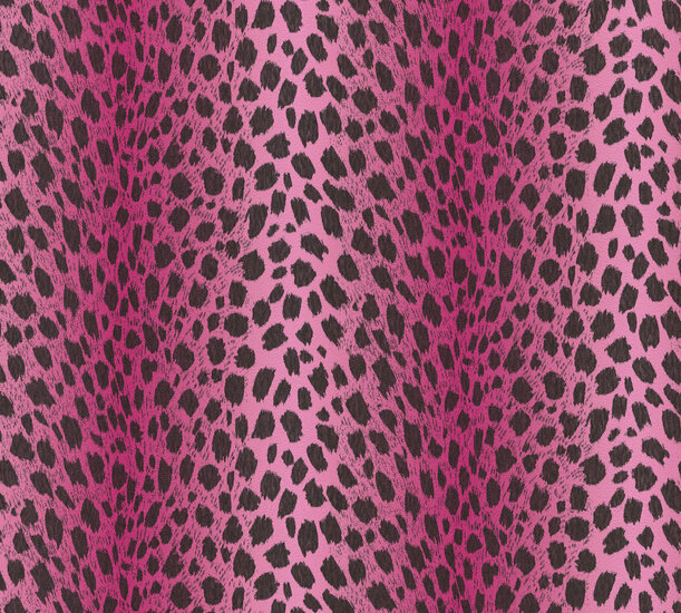 shocking pink luipaard print   vinyl behang