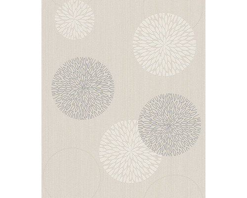 A.S. CR&Eacute;ATION Vliesbehang 93791-2 Casual Living cirkels beige
